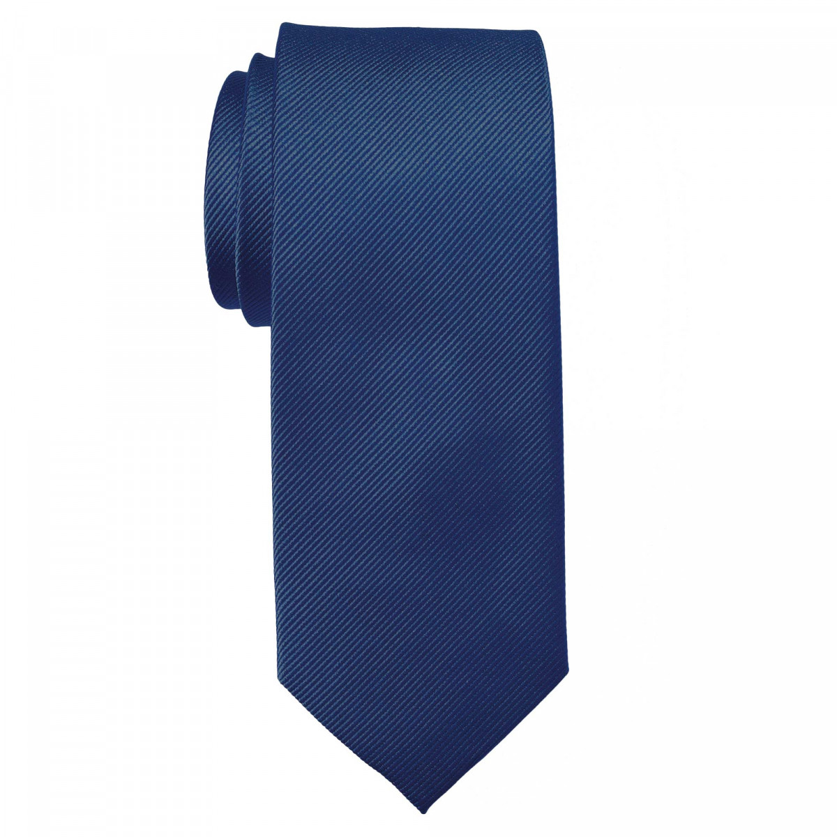 Cravate unie - Soie Bleu royal