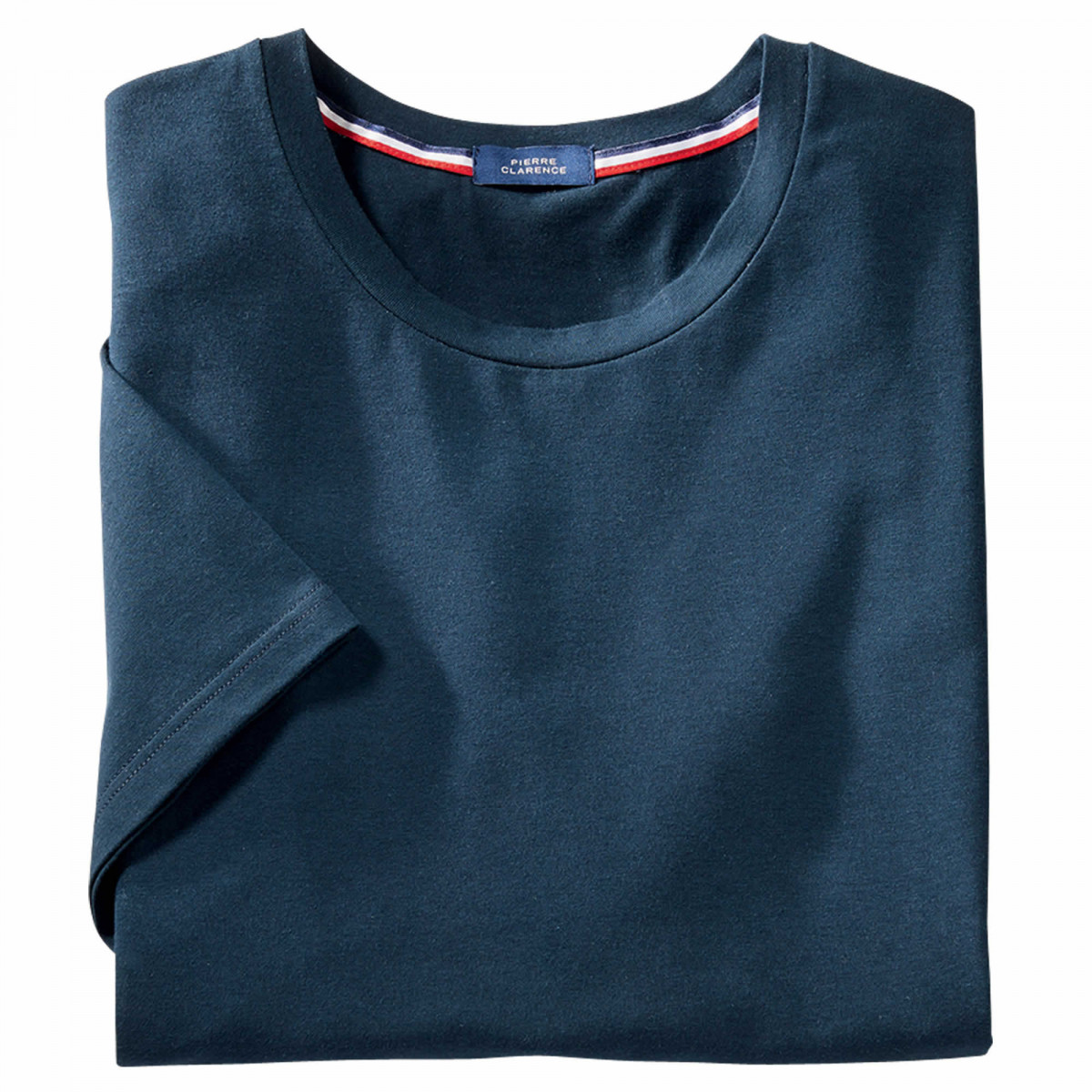 Tee-shirt coton 120/124 (2XL) Bleu/Marine/Blanc